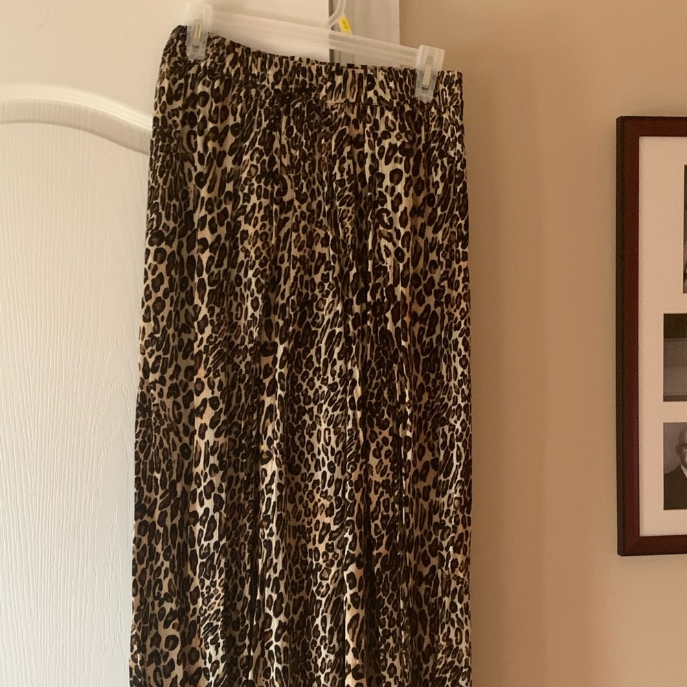 Leopard print pants